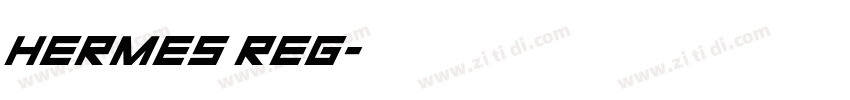 hermes reg字体转换